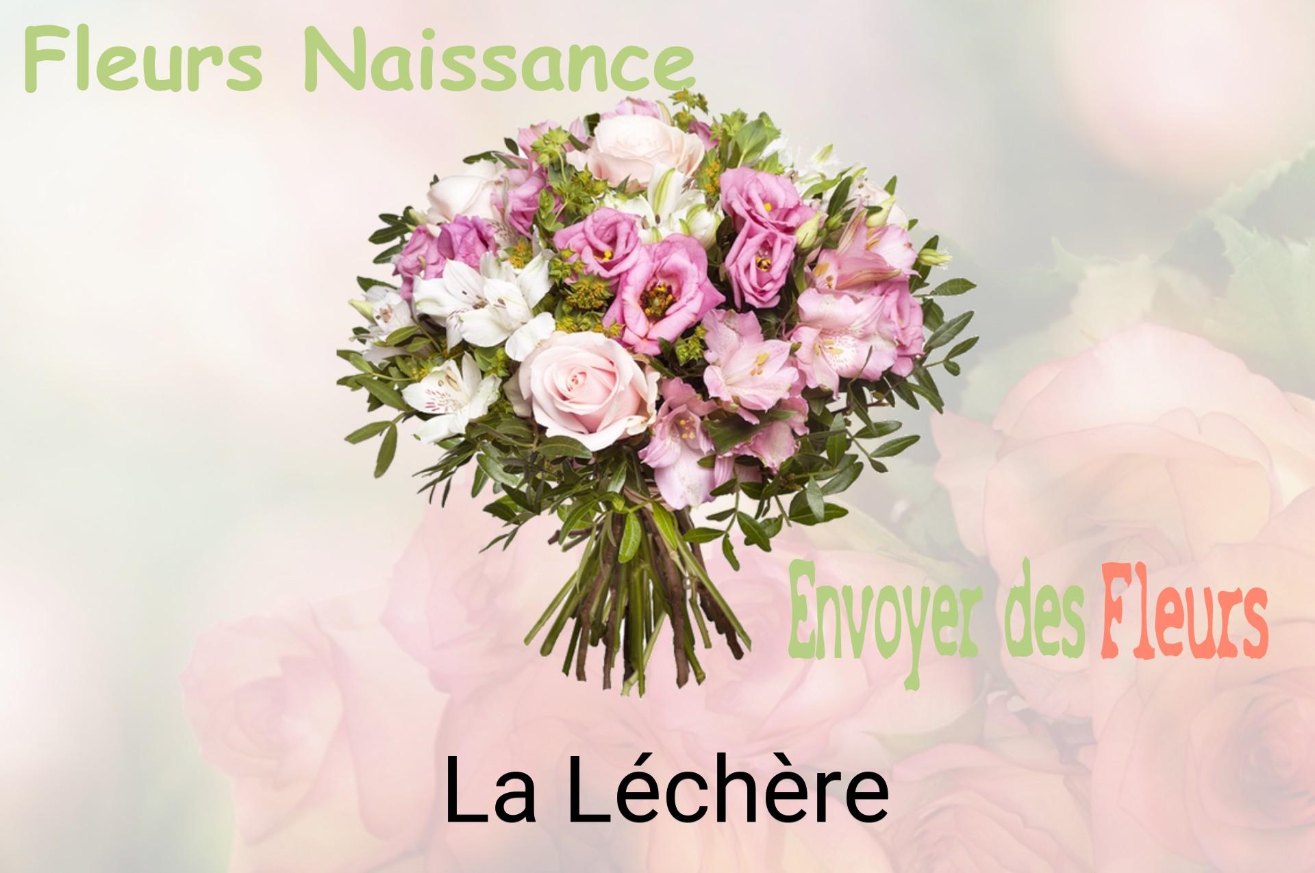 Bouquet de fleurs de naissance livré à La Léchère